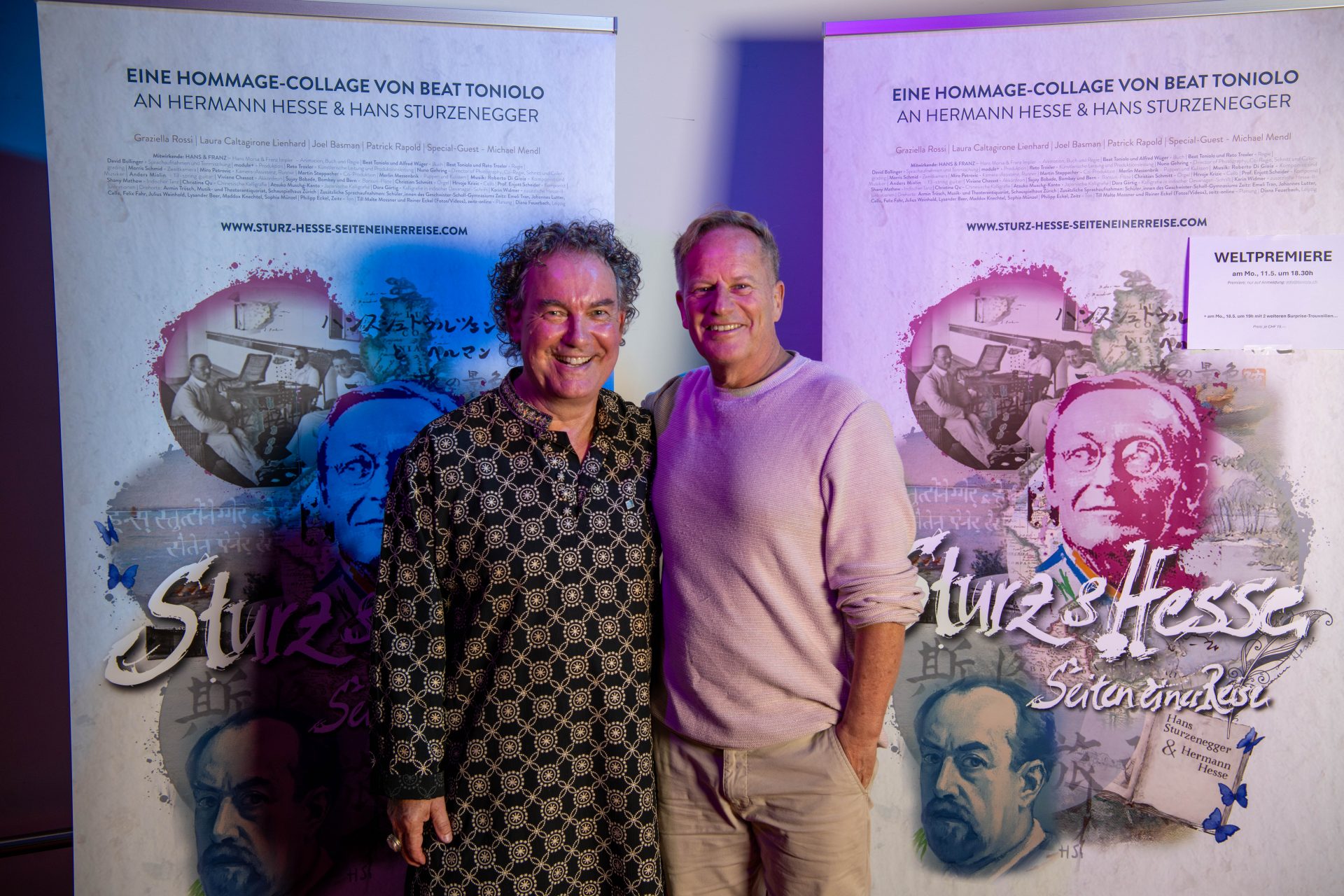 Beat Toniolo mit Felix Schenker (art-tv Inhaber)